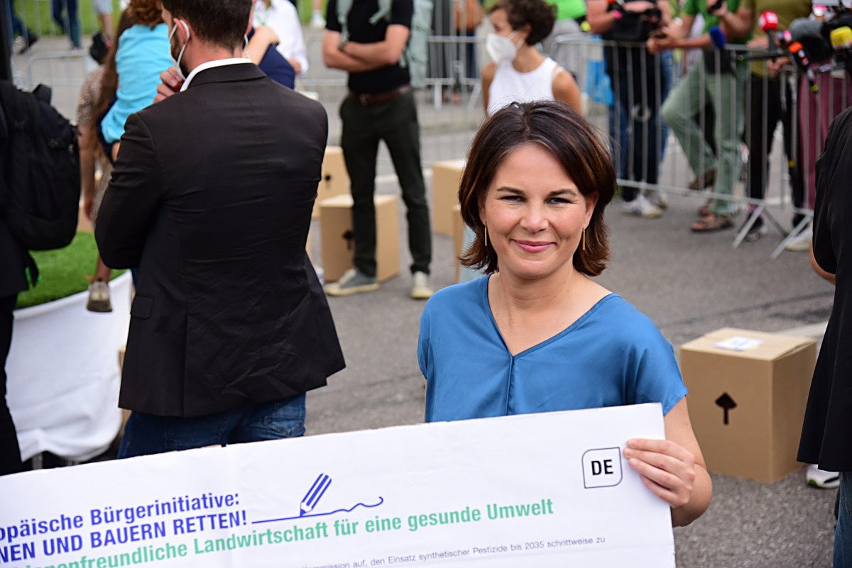 Annalena Baerbock auf dem Professor-Huber-Platz - München am 09.09.2021