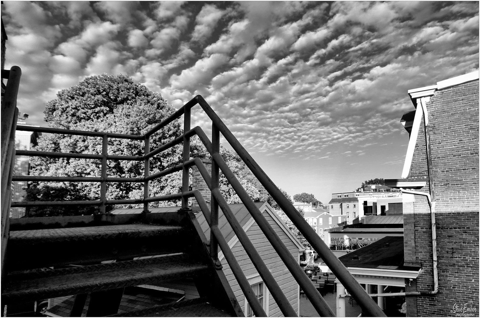 Annapolis Rooftops with Frontal Passage Sky