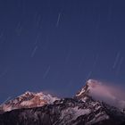 Annapurna South im letzten Licht des Tages