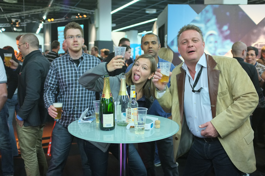 annette und wolfgang in partystimmung