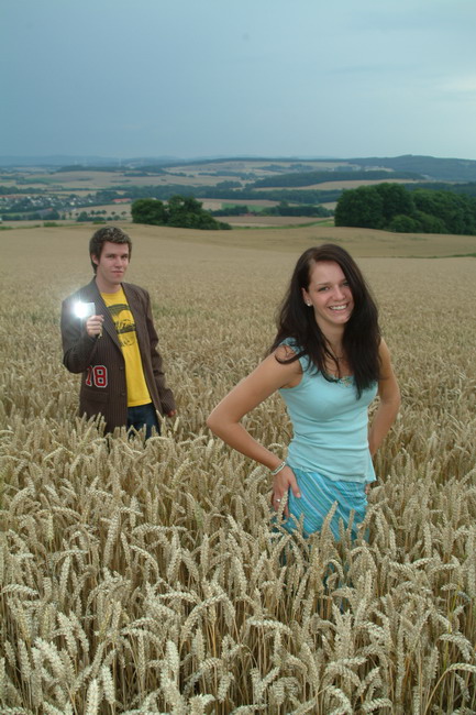 Annika und Marcel beim Shooting