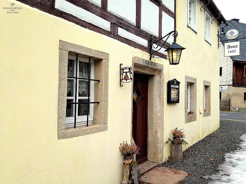 Anno 1497, altes Wirtshaus in Geising (Sachsen)