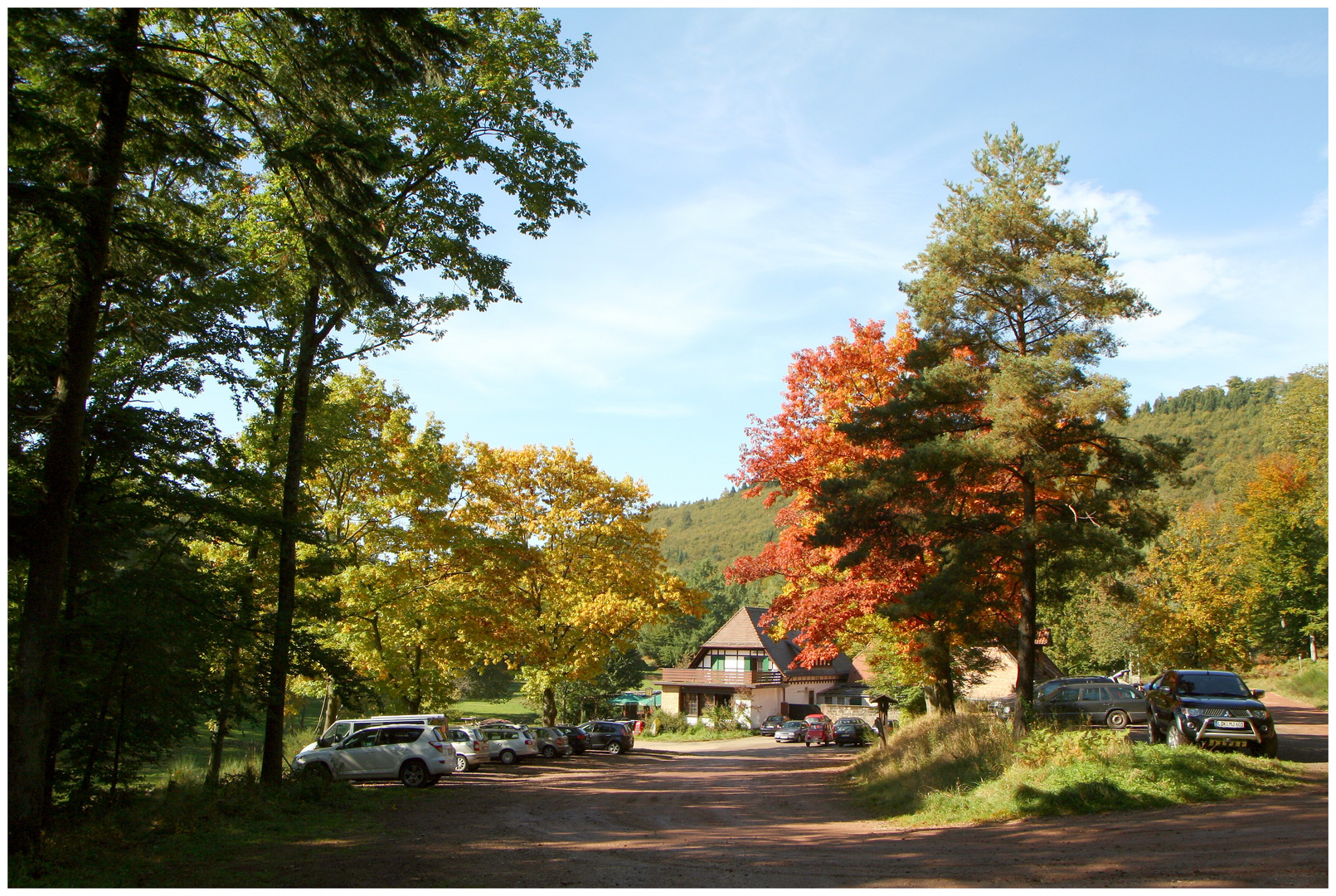 Annweiler Forsthaus im Herbst No.2