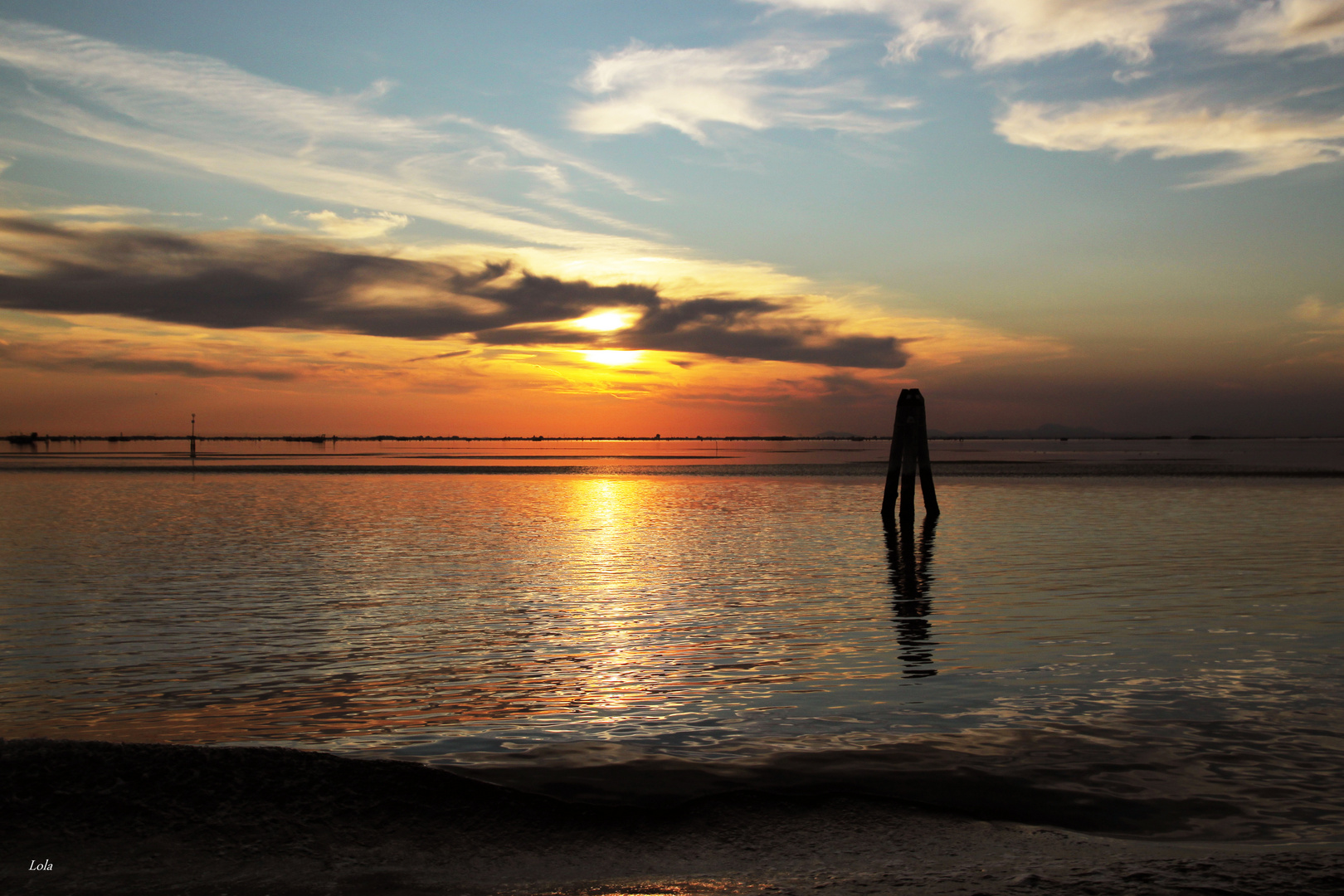 ...anochece en la...laguna...(Chioggia)