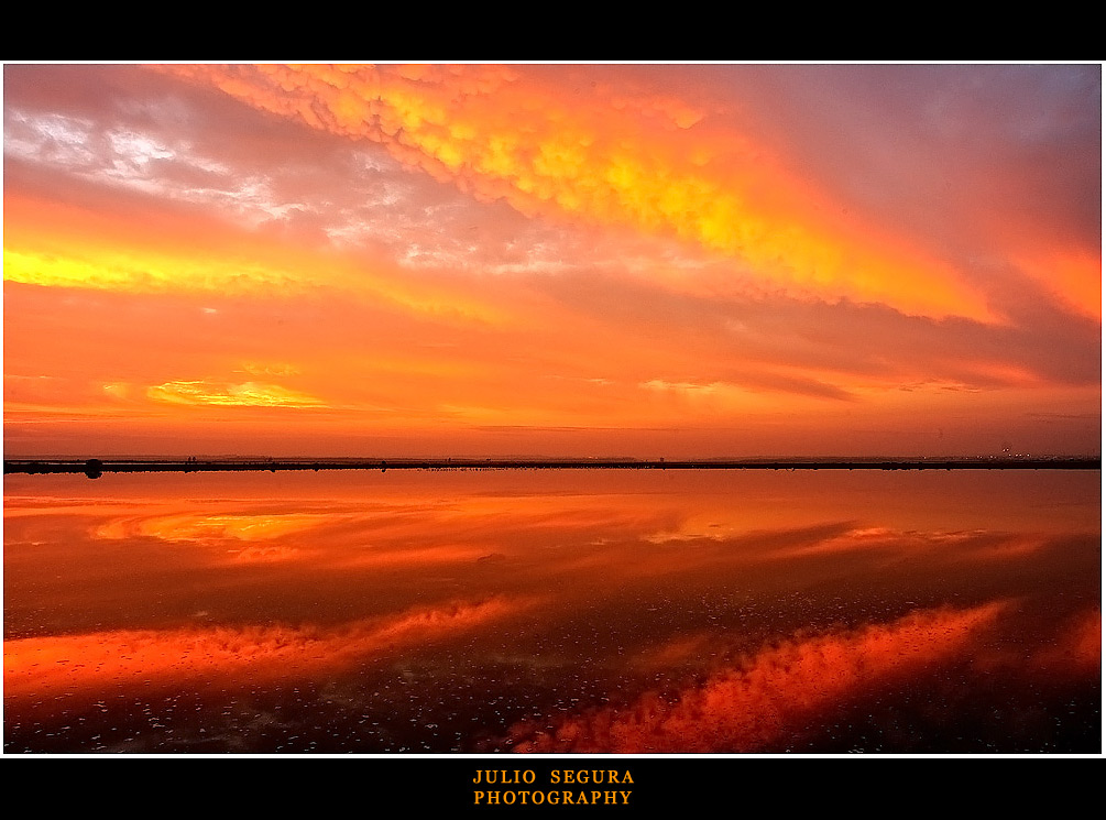 Anochece en las Salinas