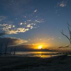 Anochecer en Epecuén