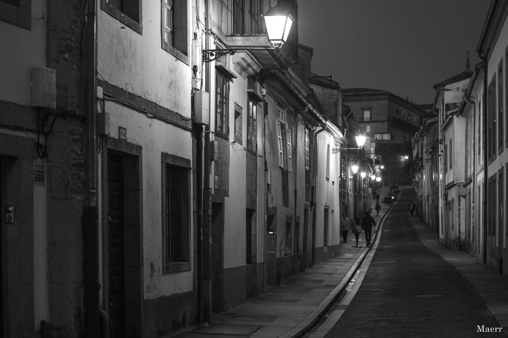 Anochecer en La Calle de Las Huertas