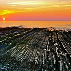 Anochecer en la costa ( Flych de Zumaia)