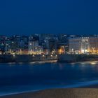 Anochecer en La Playa de Riazor-La Coruña