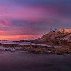 Anocheciendo en Baiona