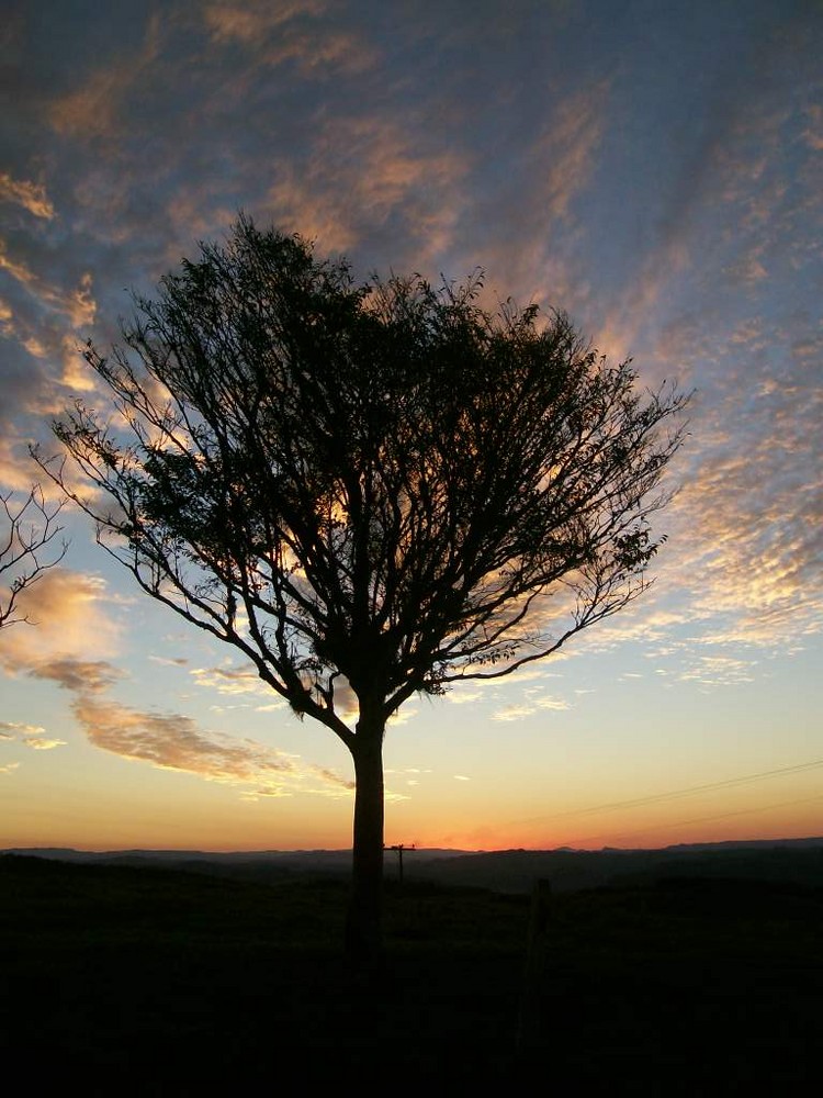 Anoitecer na Serra