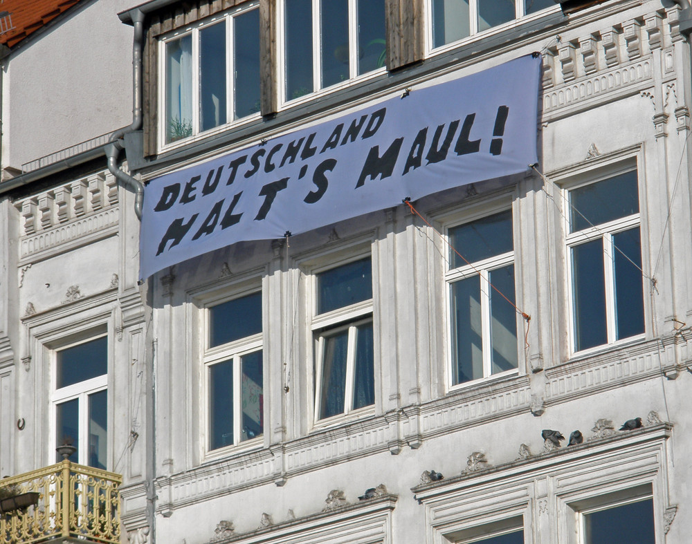 "Anordnung" von Bewohnern der Hafenstrasse ,Hamburg