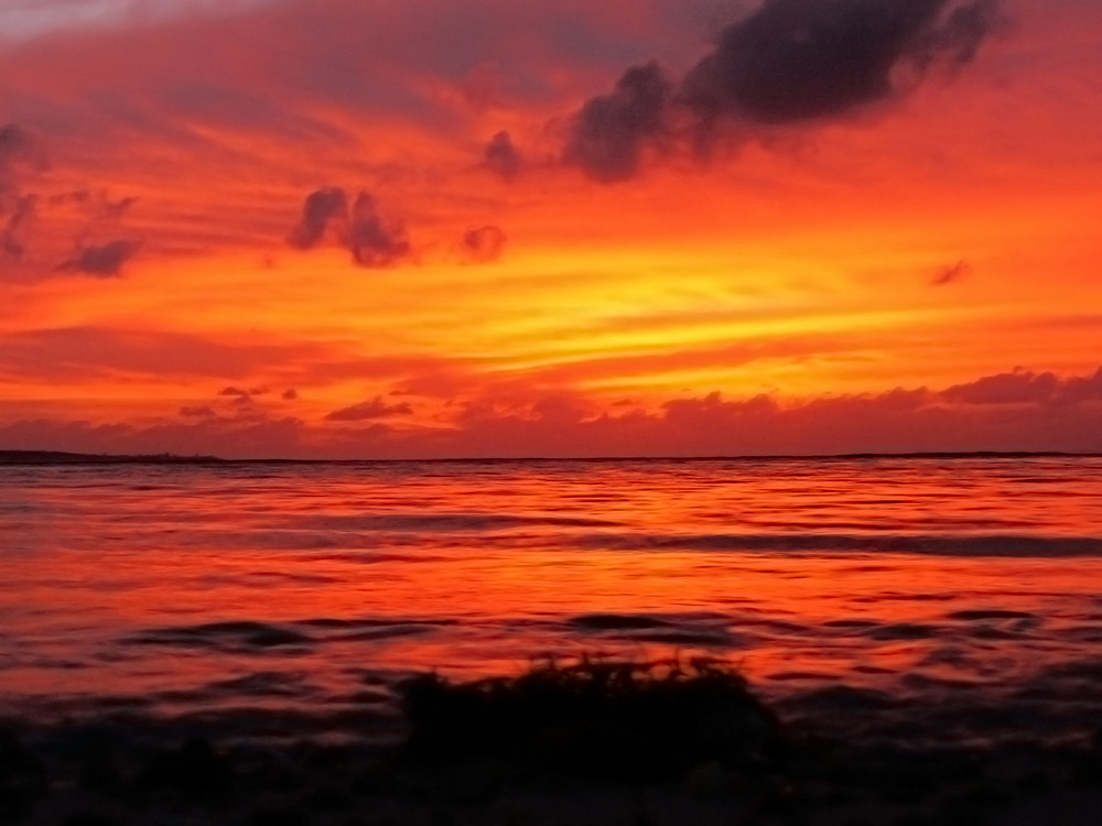 Another Breeding of New Colors in a Saipan Sunset