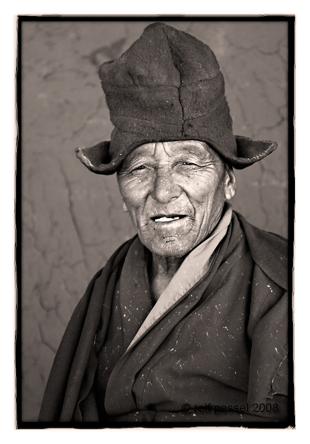 another monk inside Rangdum gompa