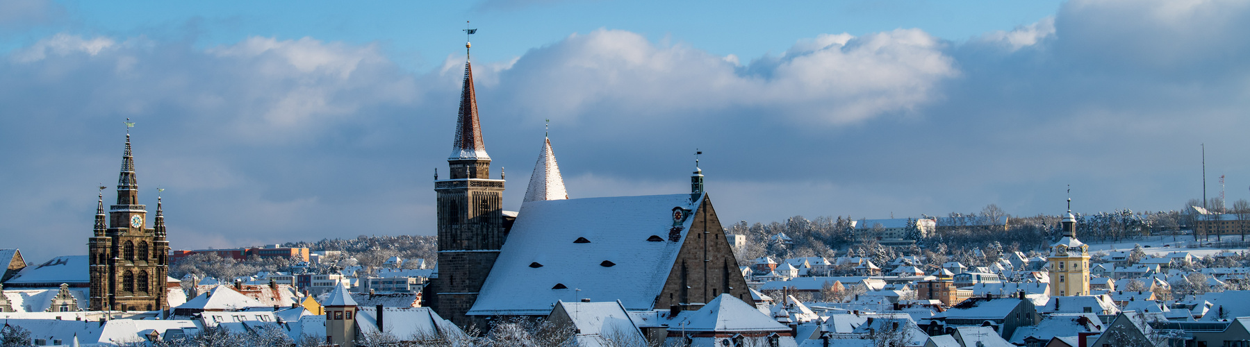 Ansbach in Weiß