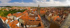 Ansbach liegt uns zu Füßen