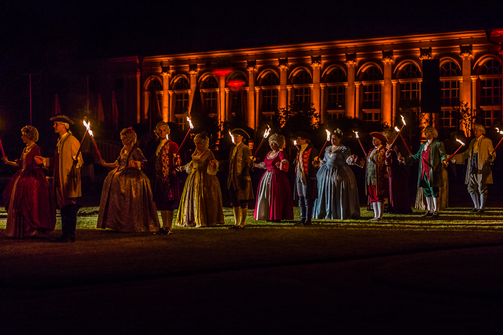 Ansbacher Rokoko-Festspiele, Tanz vor der Orangerie