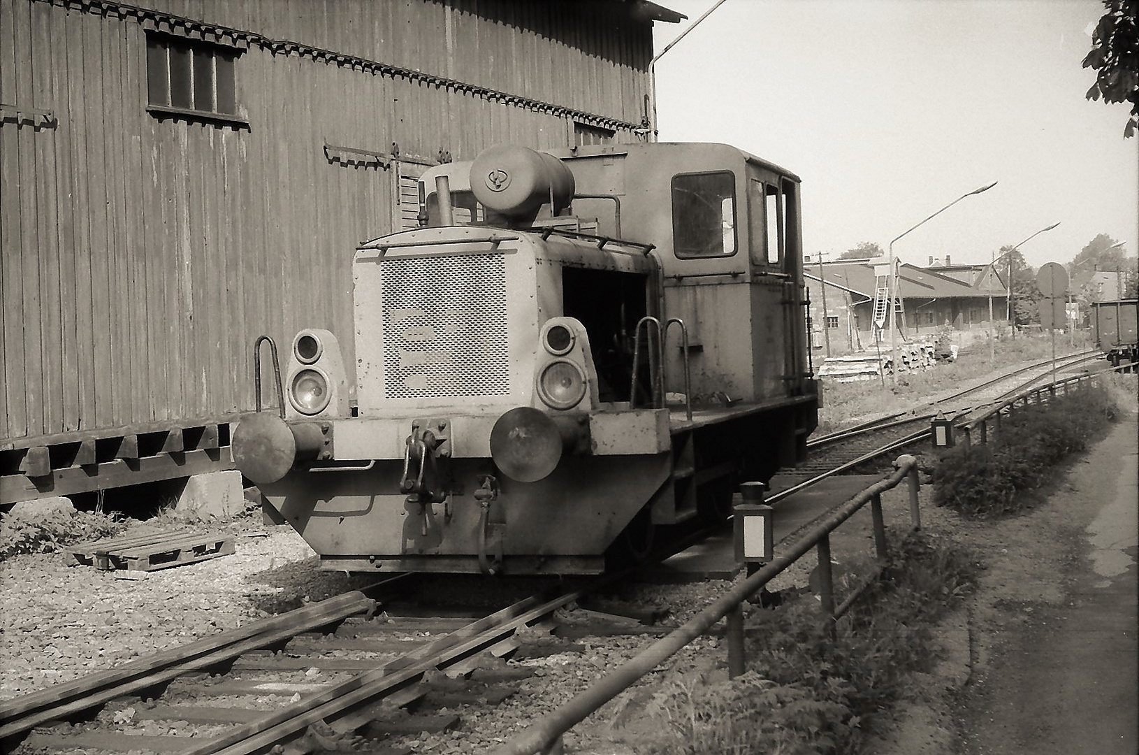 Anschlussbahn in Raschau .