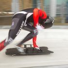 Anschub beim Skeleton