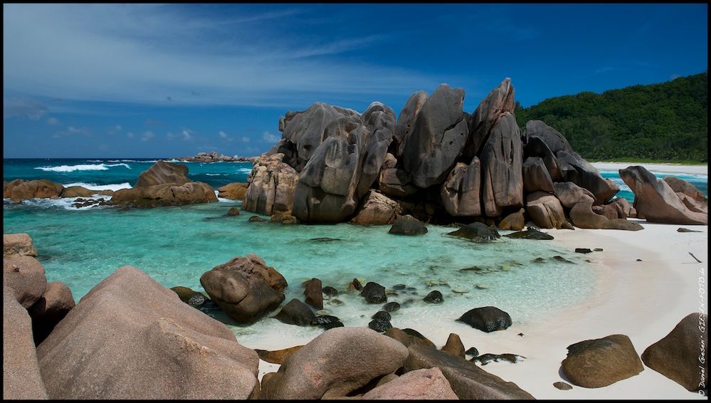 Anse Coco Beach, La Digue Island, Seychelles