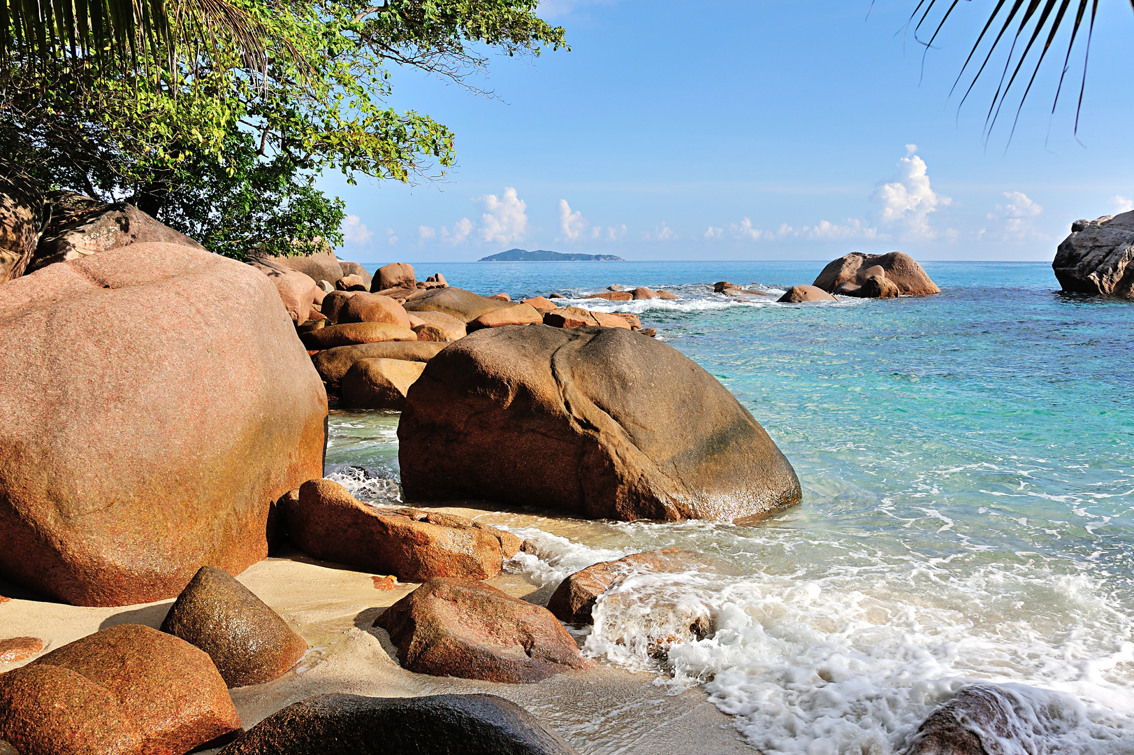 Anse Lazio auf Praslin, Seychellen