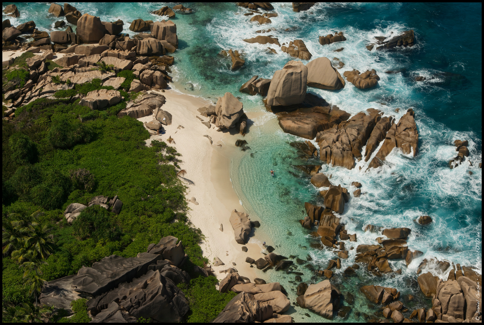 Anse Maron Beach, La Digue, Seychellen