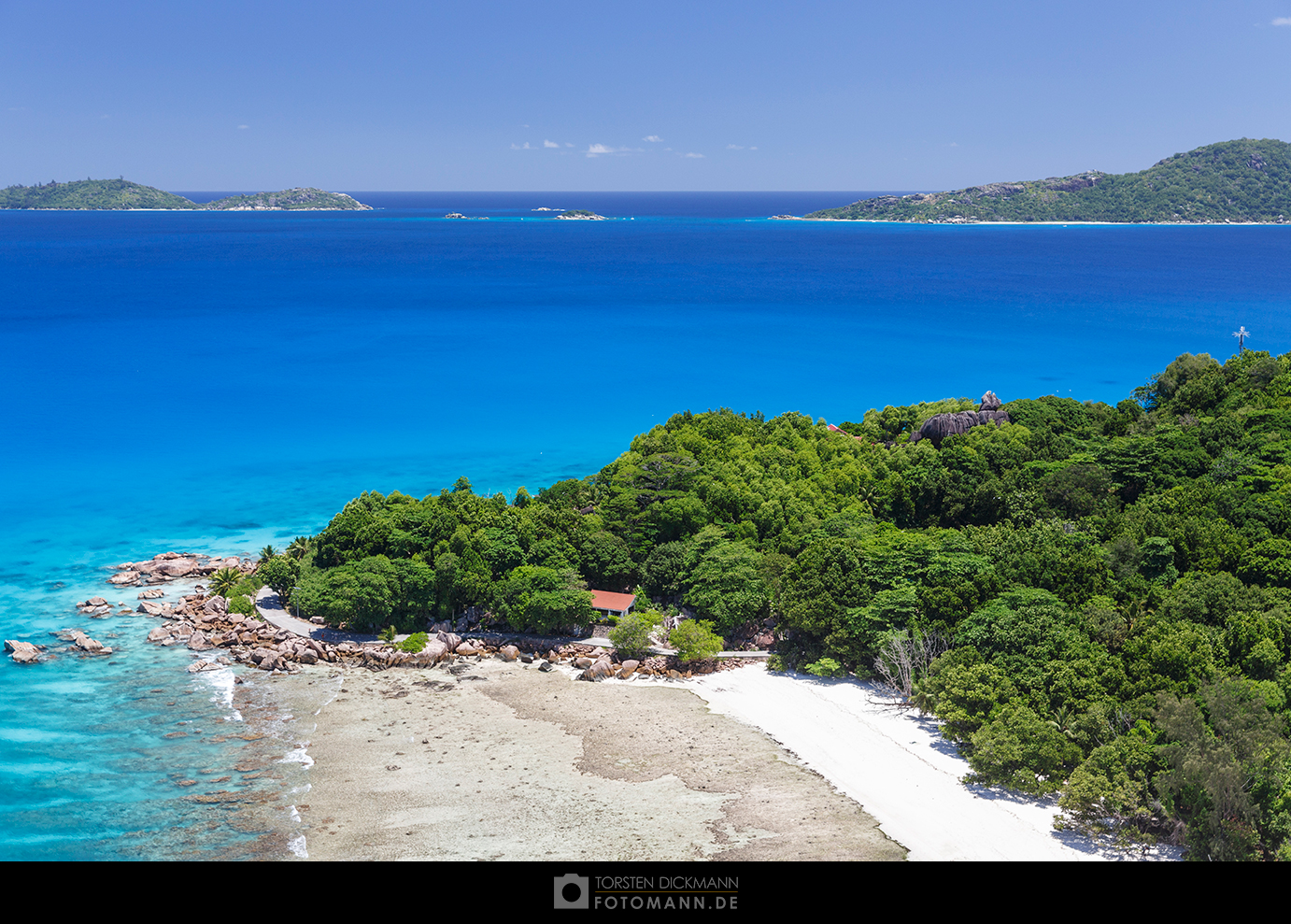 Anse Severe Aerial View (La Digue)