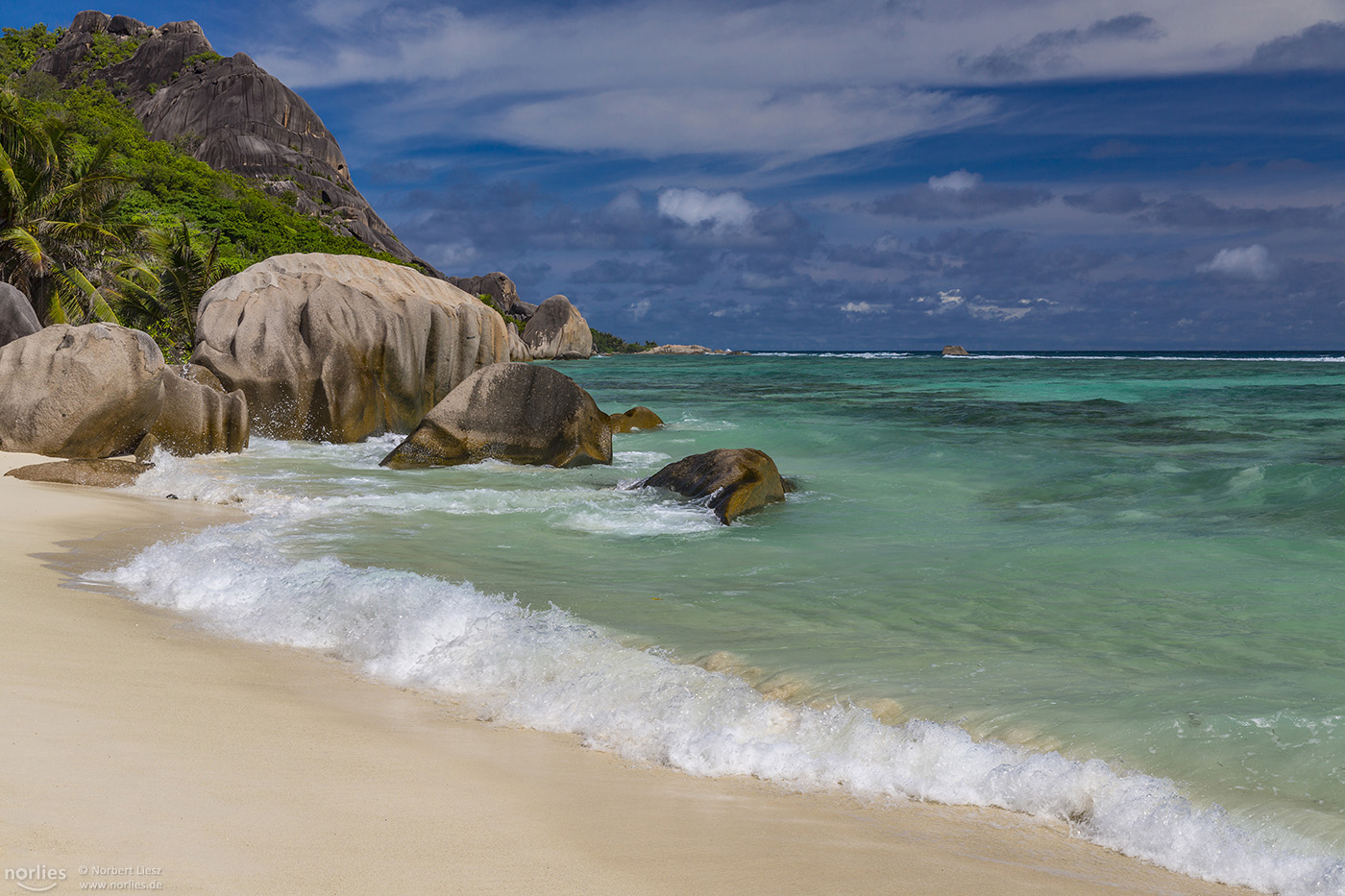 Anse Source D'Argent wave