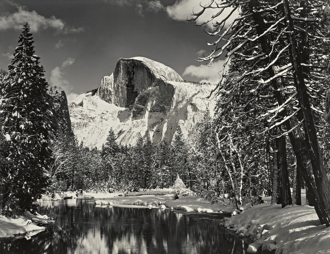 Ansel Adams Half Dome Yosemite