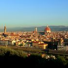 Ansicht auf Florenz vom Piazzale Michelangelo