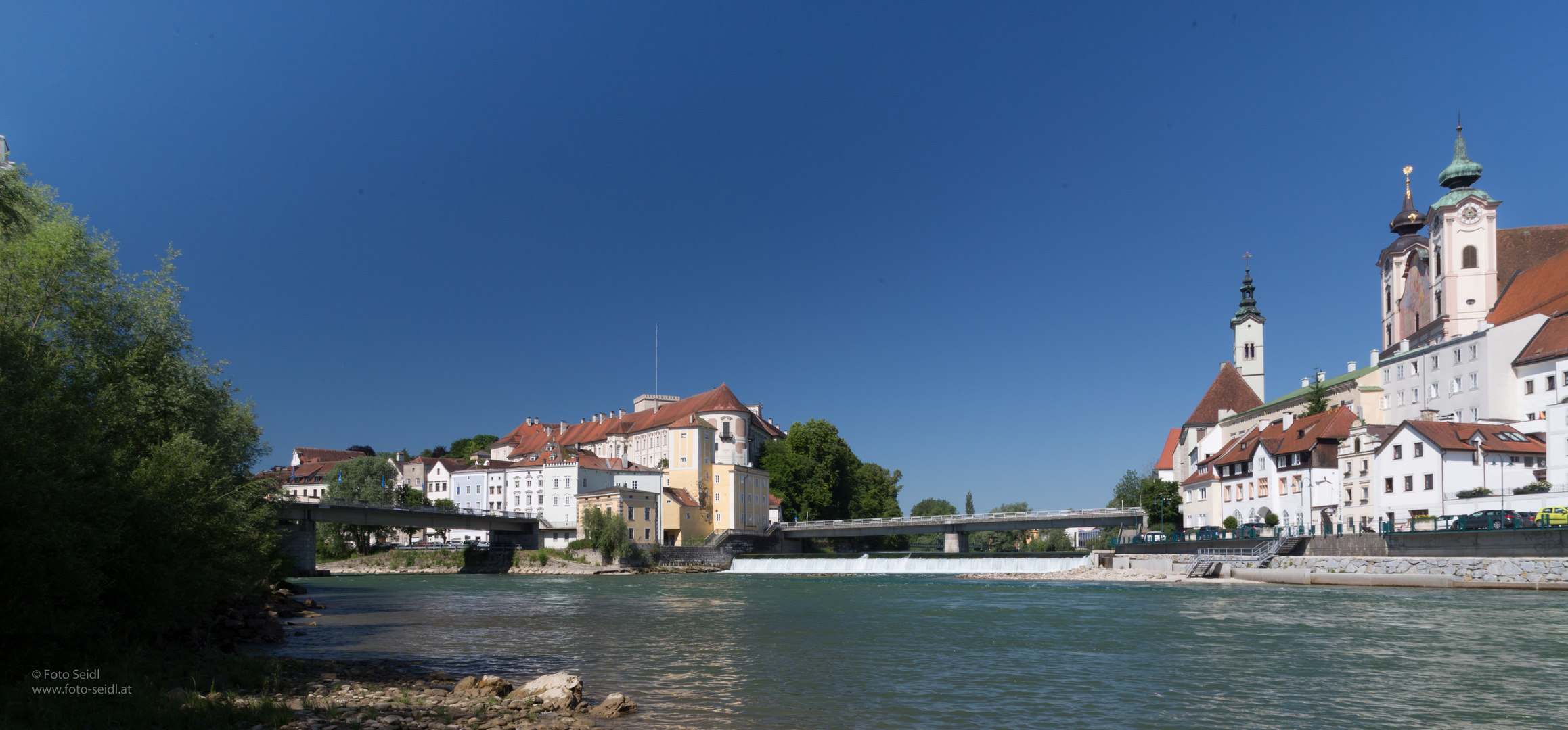 Ansicht auf Zwischenbücken Steyr