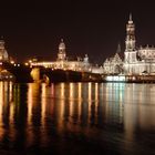 Ansicht von Dresden bei Nacht
