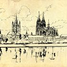 Ansicht von Köln  