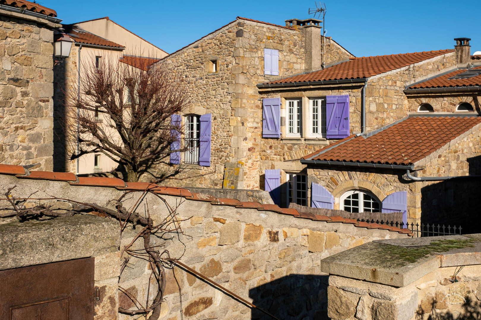 Ansicht von Montpeyroux (Frankreich) / View of Montpeyroux (France)