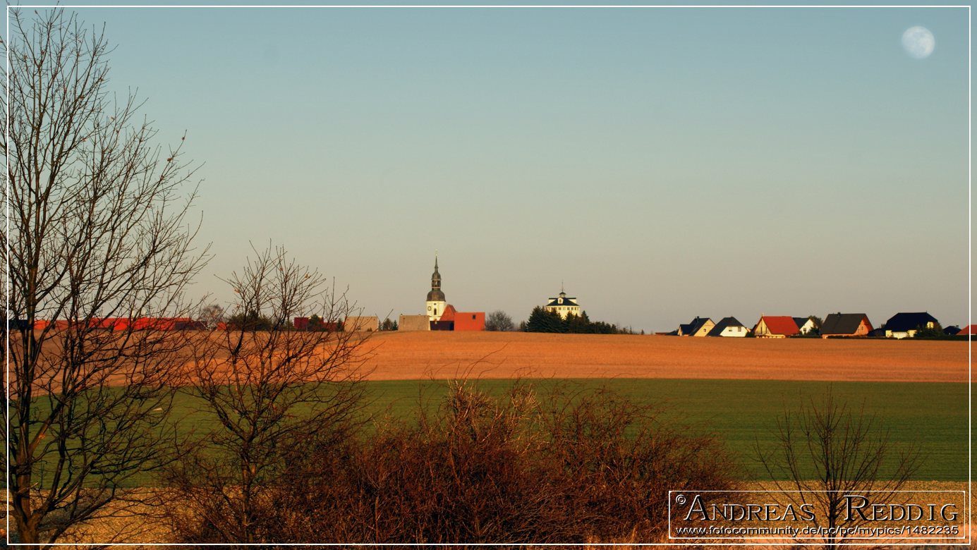 Ansicht von Strehla / Landkreis Meißen / Mittelsachsen - 06.03.2012