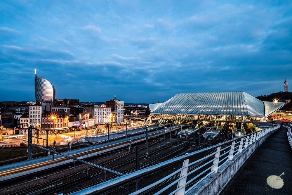 Ansicht zum Bahnhof in Lüttich - Liege-Guillemins