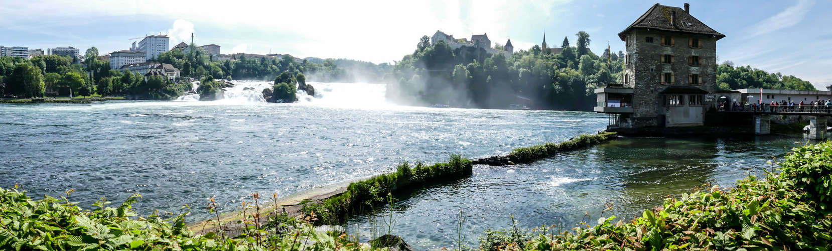 Ansicht zum Rheinfall Schaffhausen