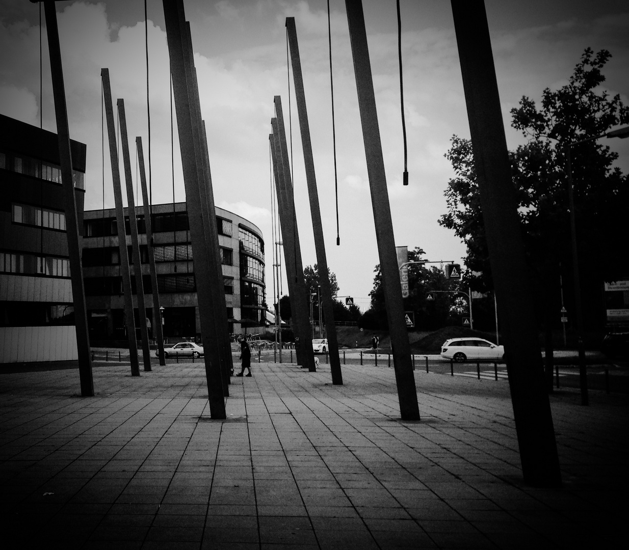 Ansichten aus dem Scharnhauser Park (einem Wohngebiet bei Esslingen)