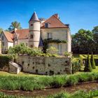 Ansichten des wunderbaren Chateaus "Pesselieres"