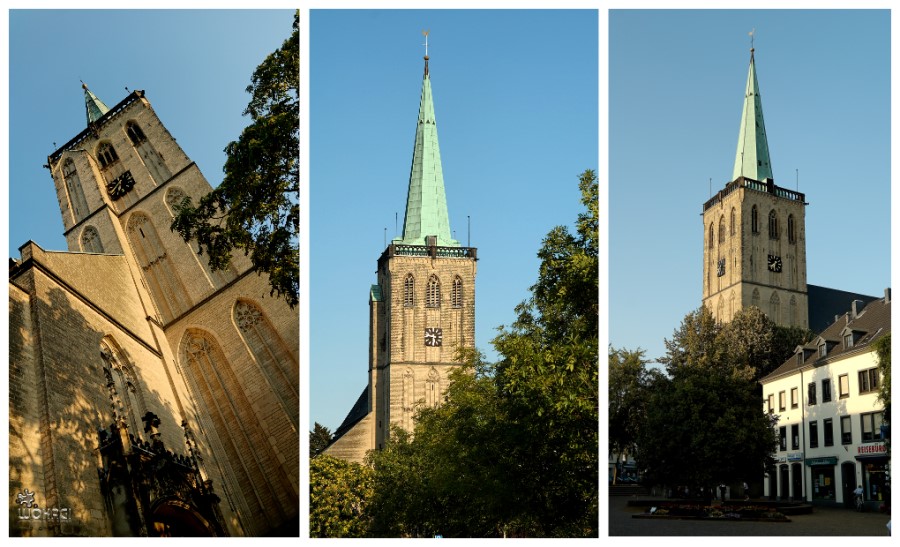 Ansichten einer Kirche in Viersen.