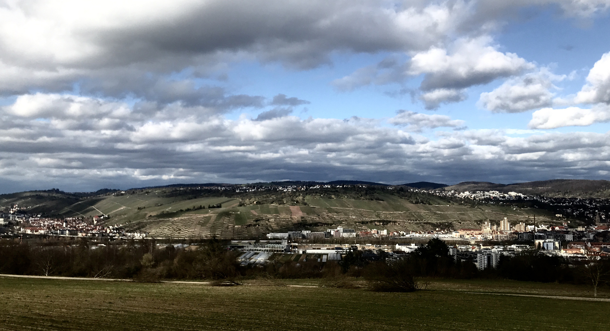 Ansichten einer schwäbischen Landschaft im März