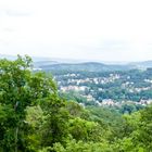 Ansichten von der Wartburg über die Stadt Eisenach und den Thüringer Wald