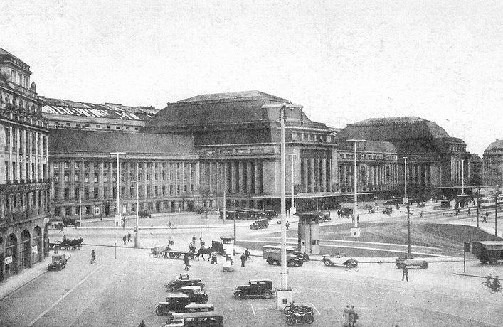 Ansichtskarte  Leipzig Hauptbahnhof 1927