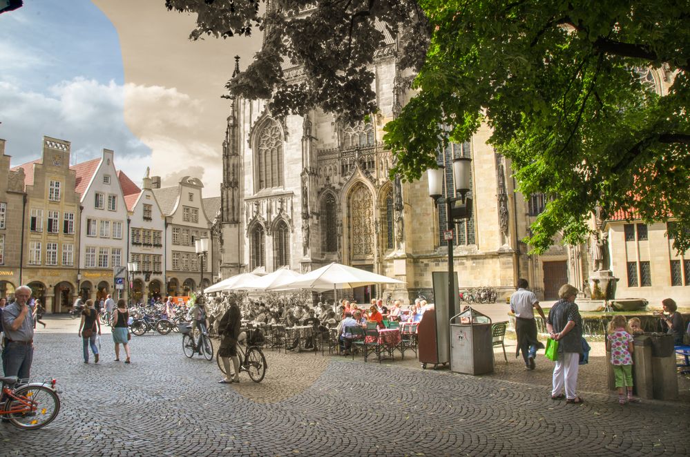 Ansichtsphoto von Münster aus dem Jahre 2012 …