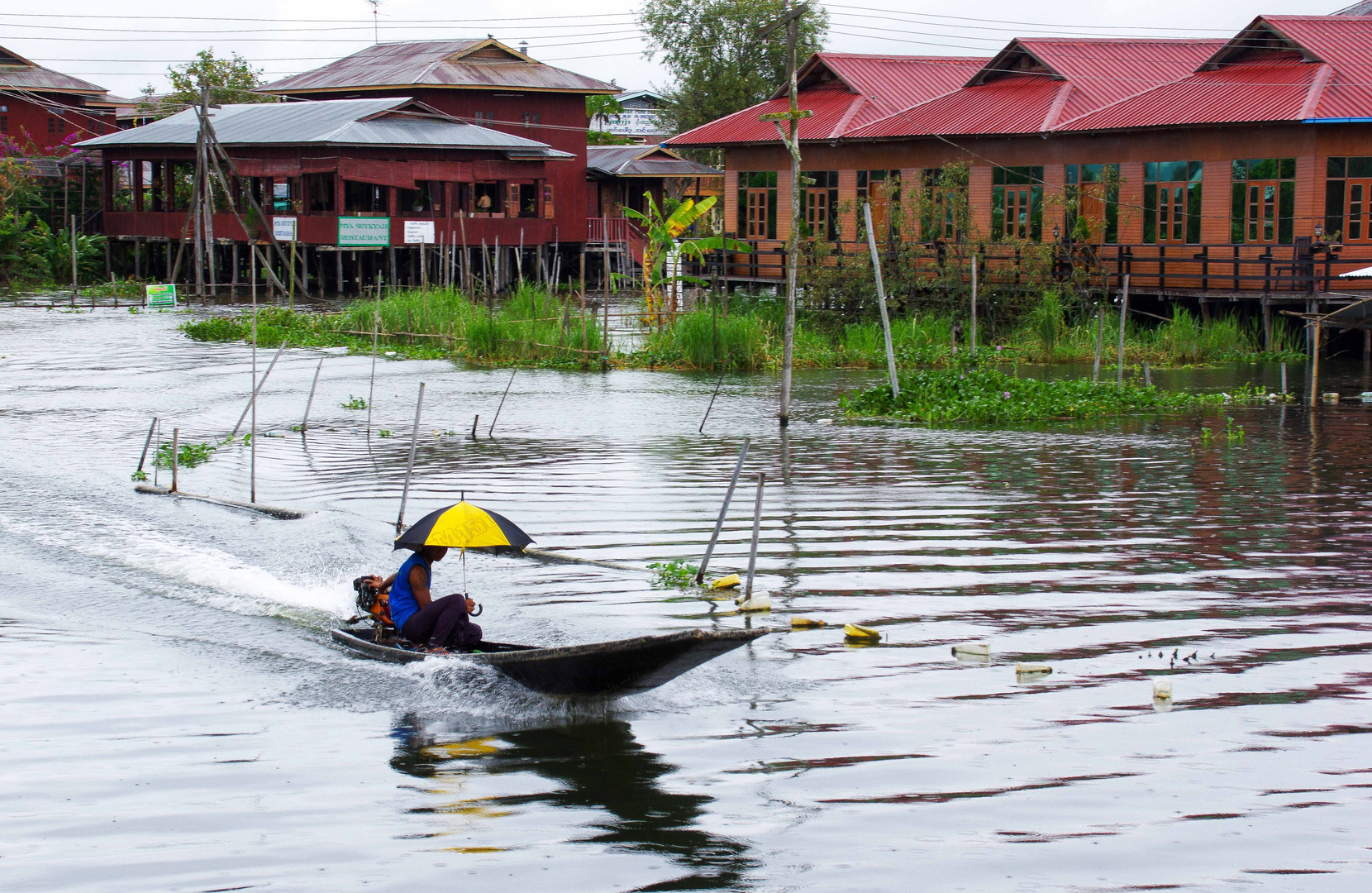 Ansichtssache.... auf dem Inle See