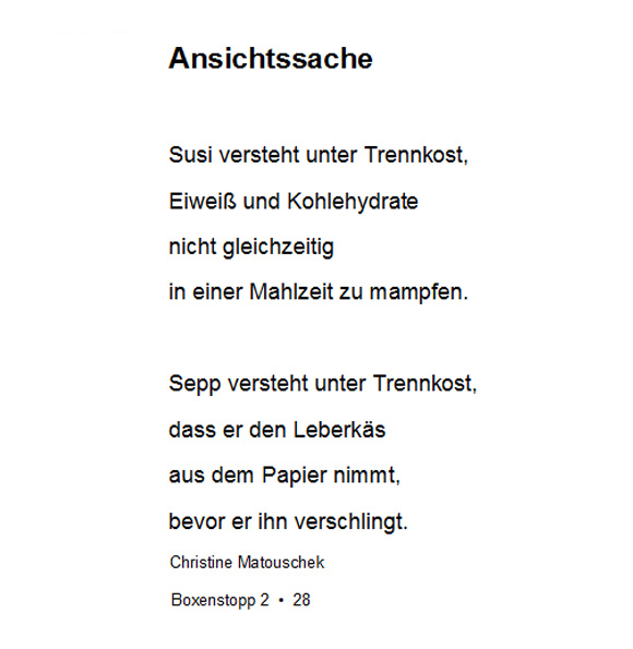 Ansichtssache BS 2 - 28