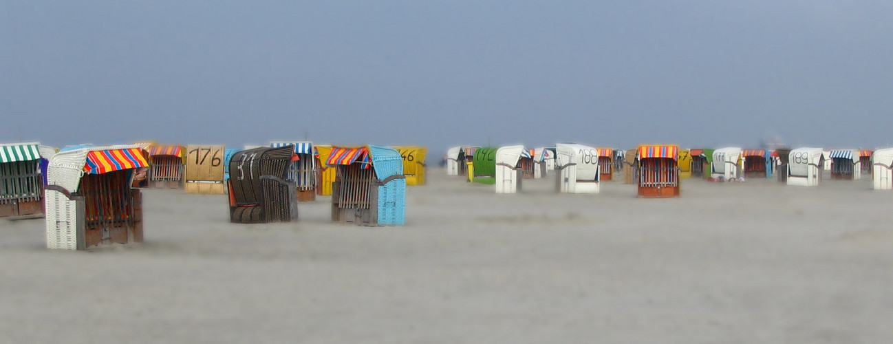 Ansichtssache eines Strandes