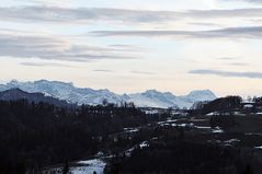 Anssicht auf einer Erhebung im Tösstal, Schweiz, Kt. Zürich