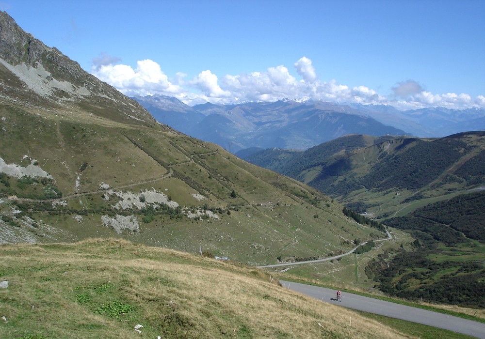 Anstieg zum Col de la Madeleine