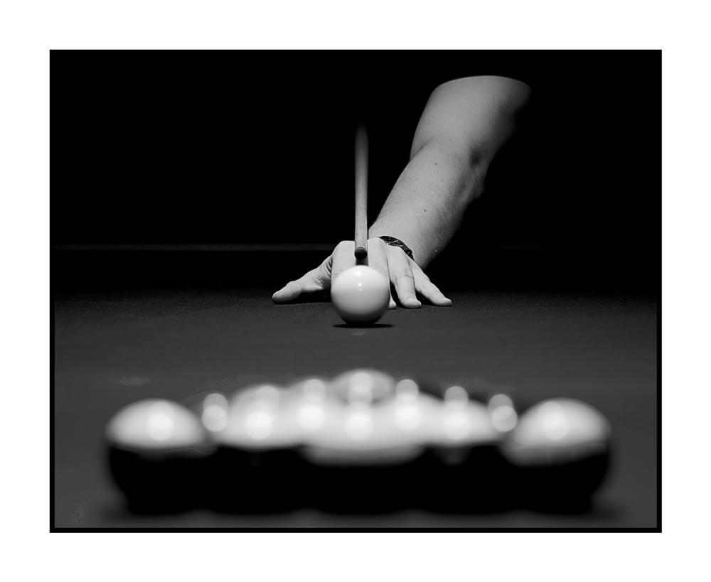 Billard Anstoß Billard Anstoß